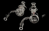 2021 Quartz Banger with Insert Bowl and Spinning Carb Cap Terp Pearls for Glass Water Pipe