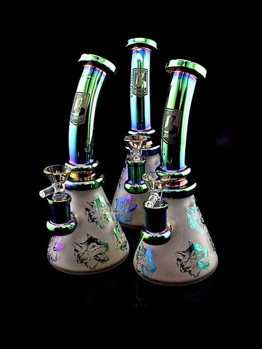 Fumed Handmade Colorful Waterpipe