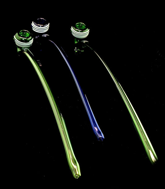 9" Colorful Sherlock Smoking Glass Pipe- 4034