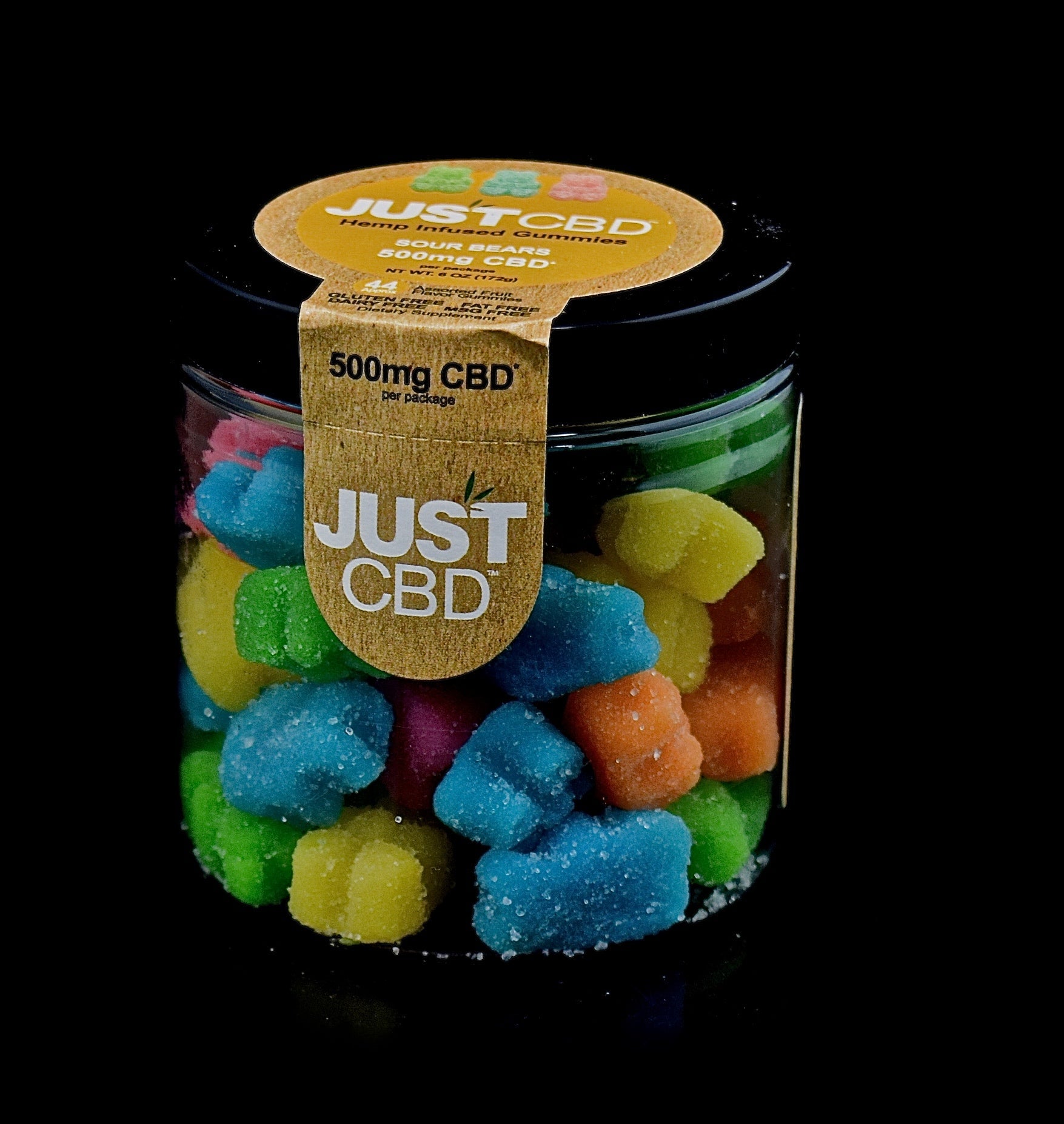 JUST CBD-GUMMIES-500MG-SOUR BEARS-888