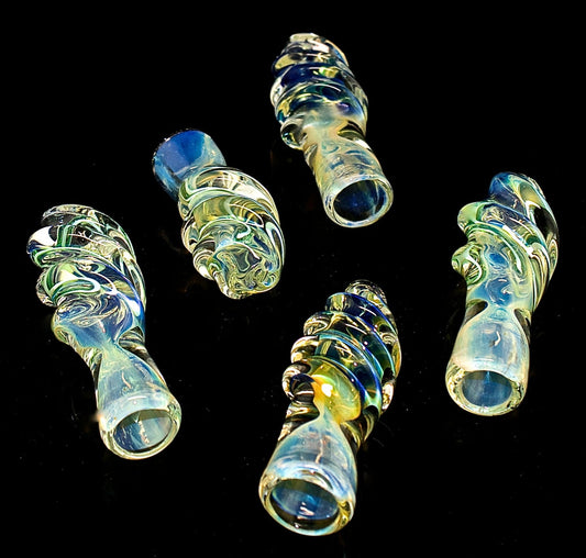 Twisted Chillum Smoking Glass Pipe- 4132