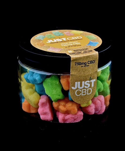 JUST CBD-GUMMIES-750MG-SOUR BEARS