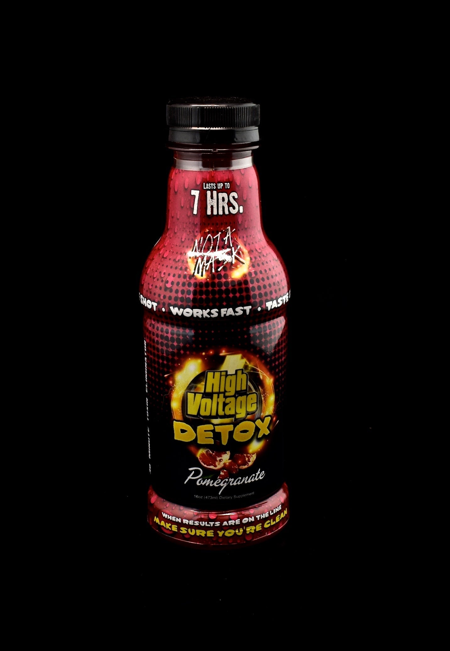 High Voltage Detox Drink 16oz. | Acai Grape, Blazin Cherry, Lemon Lime, Pomegranate,Tropical Orange-800