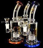 10" Bent Smoking Glass Water-Pipe