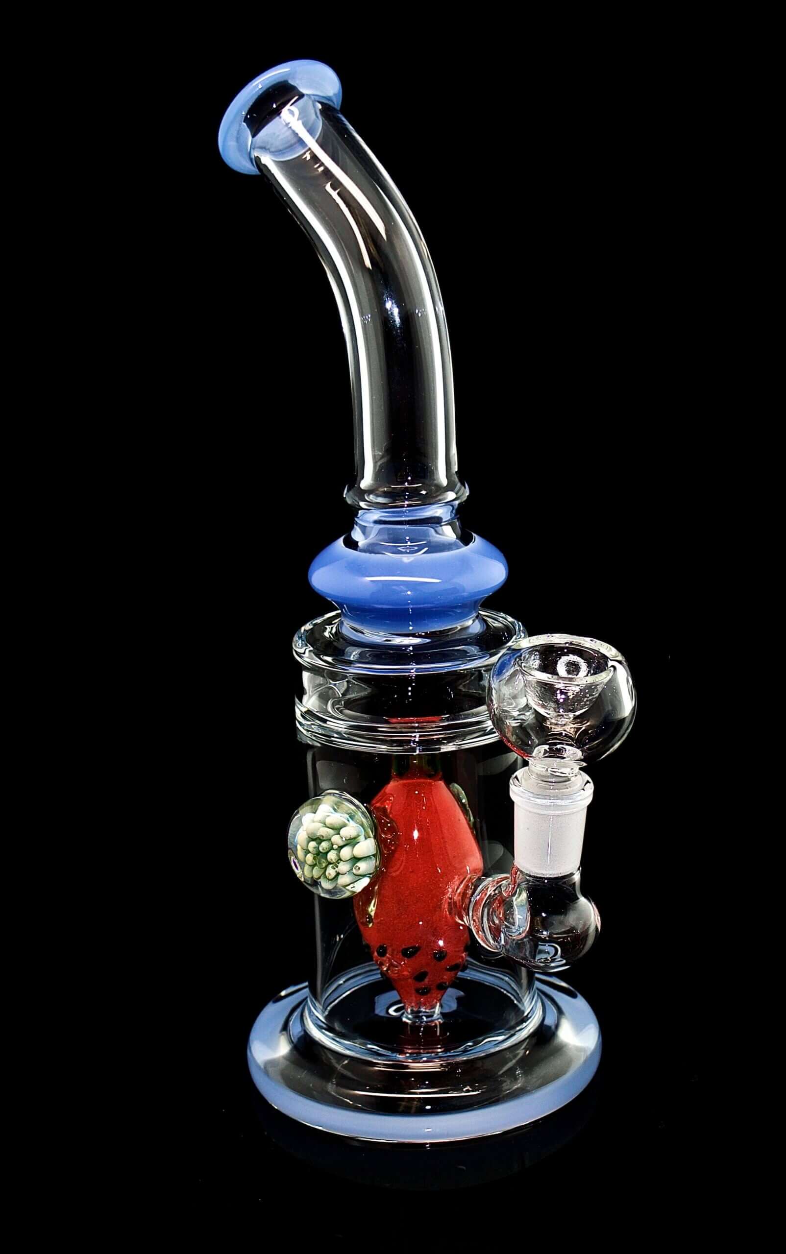 10'' Assorted Fruit Design Percolator Water Pipe With 14 MM Bowl