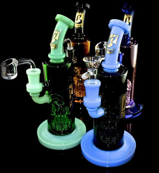 10″ 6B Tire-Perc Glass-Pipe