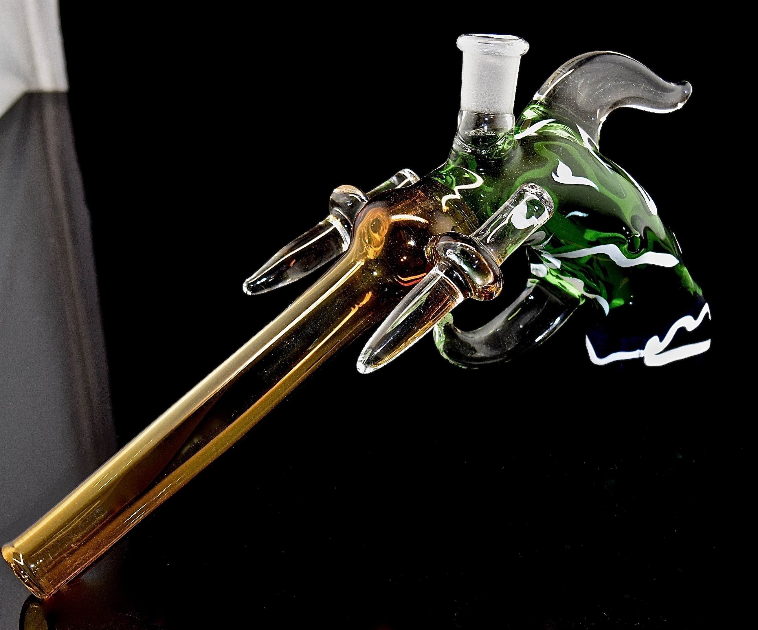 Smoking Gun Glass Bubbler | Wholesale Glass Pipe -4035