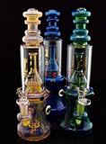 6B GLASS - LAMP Style Smoking Water pipe with Beautiful Perc-2022B07