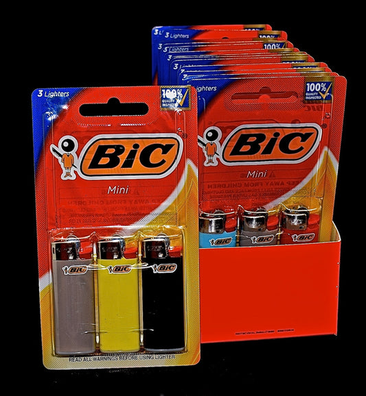 3 pc Mini BIC Lighters Pack | BIC Lighter  - 1574