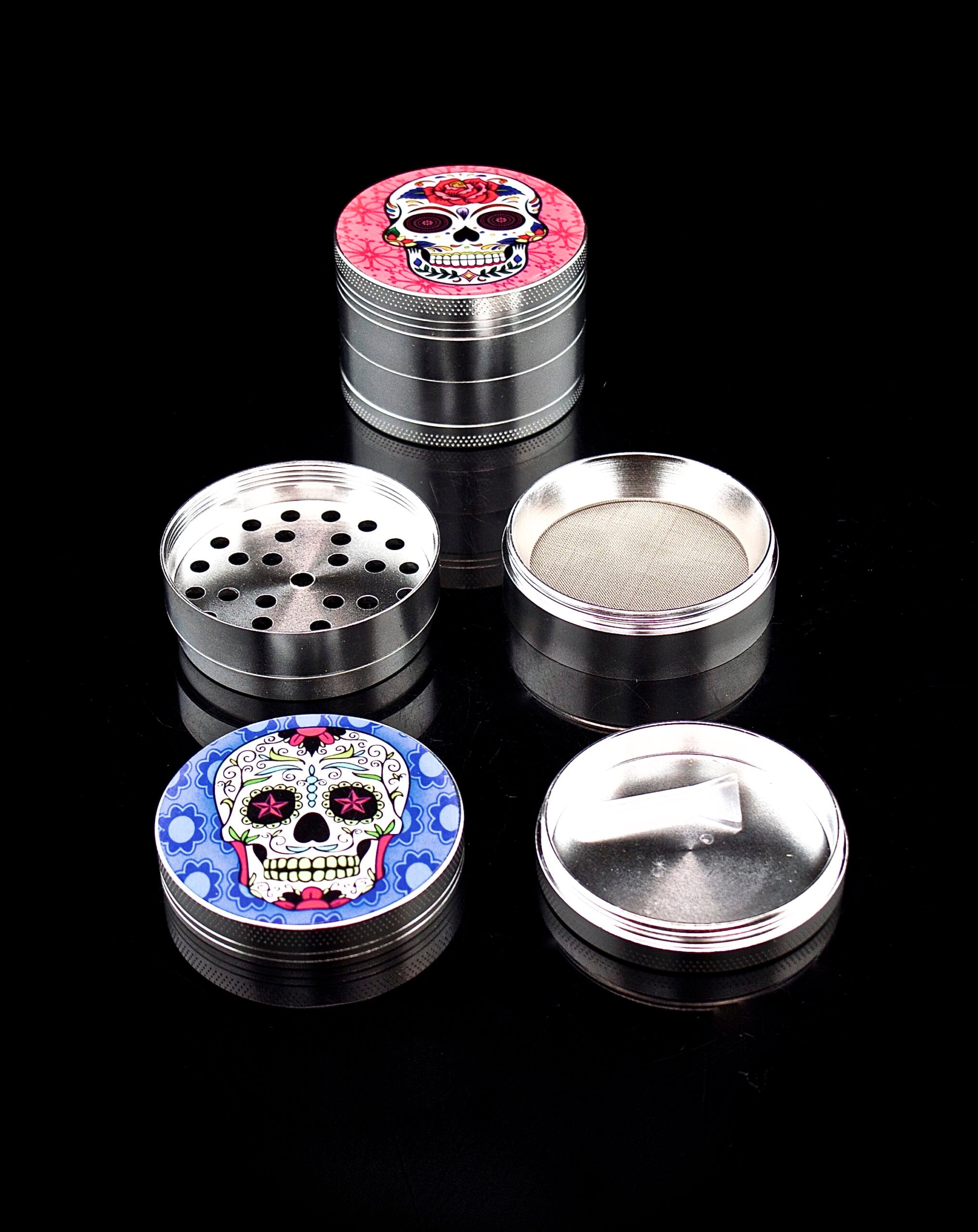 Skull Pic Smoking Grinder