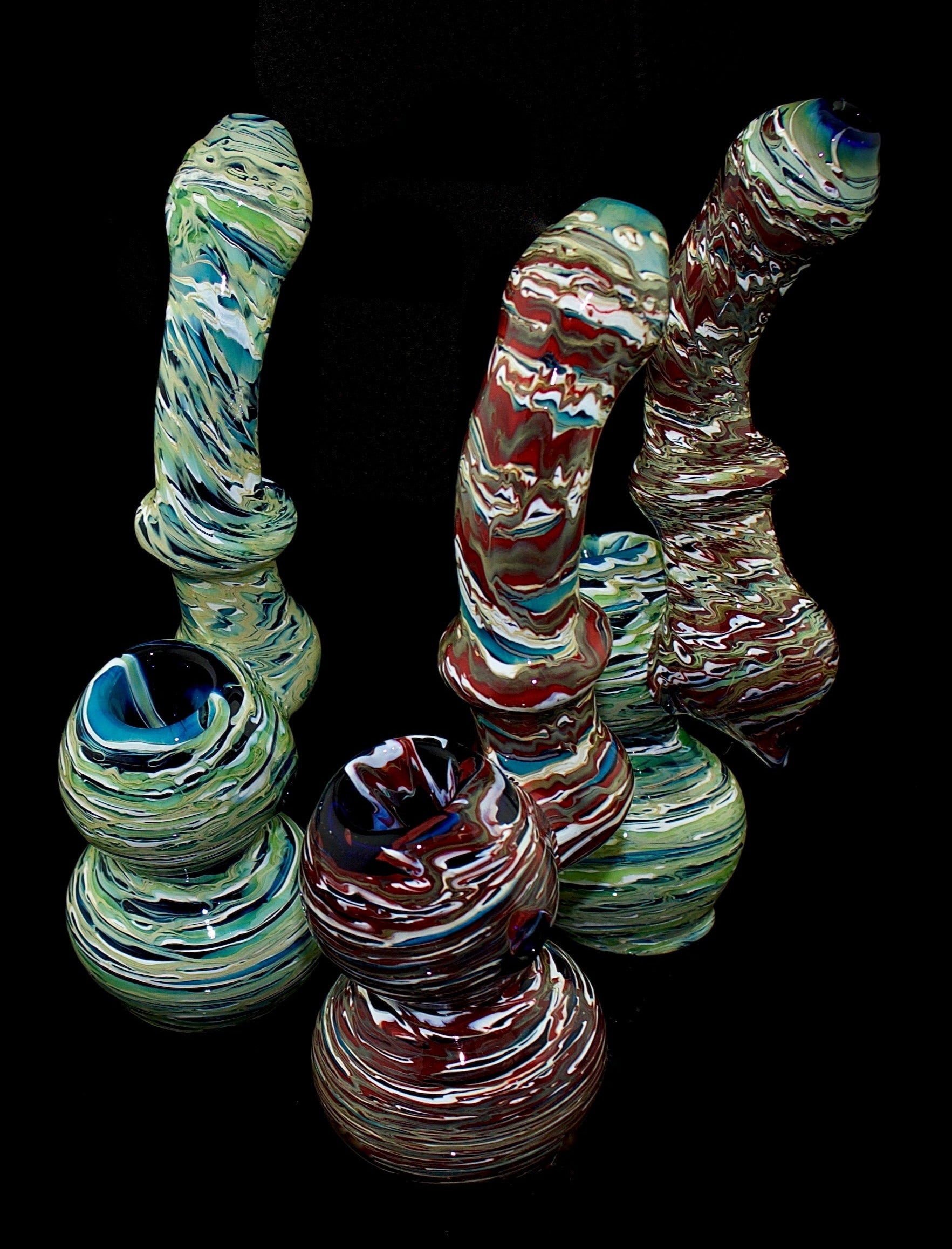 Earth Tones Water Bubbler