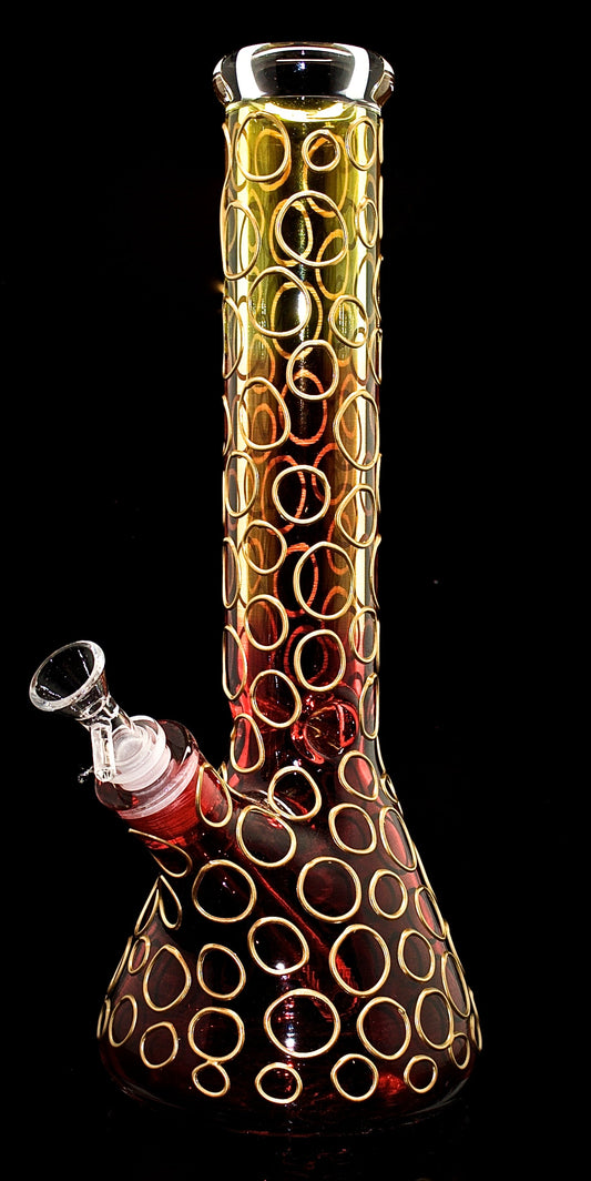 12" Golden Rings & Fumed Red Body - 1600