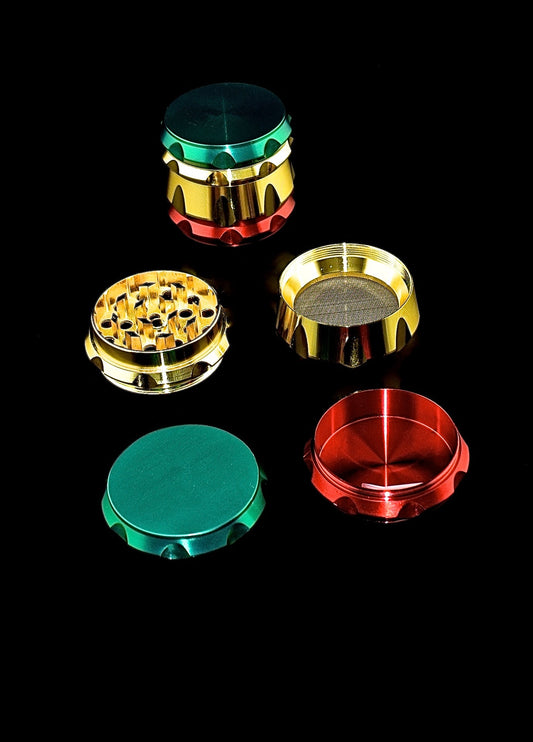 Rasta color Herb Grinder