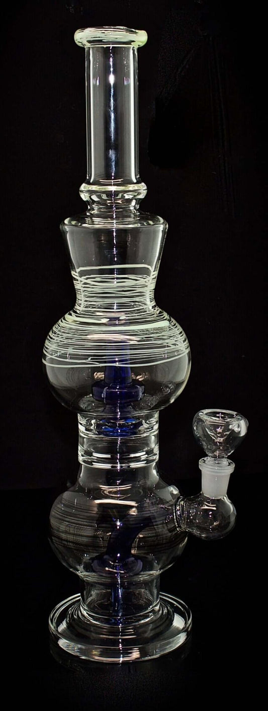 14" Biker Fancy Smoking Glass Water Pipe