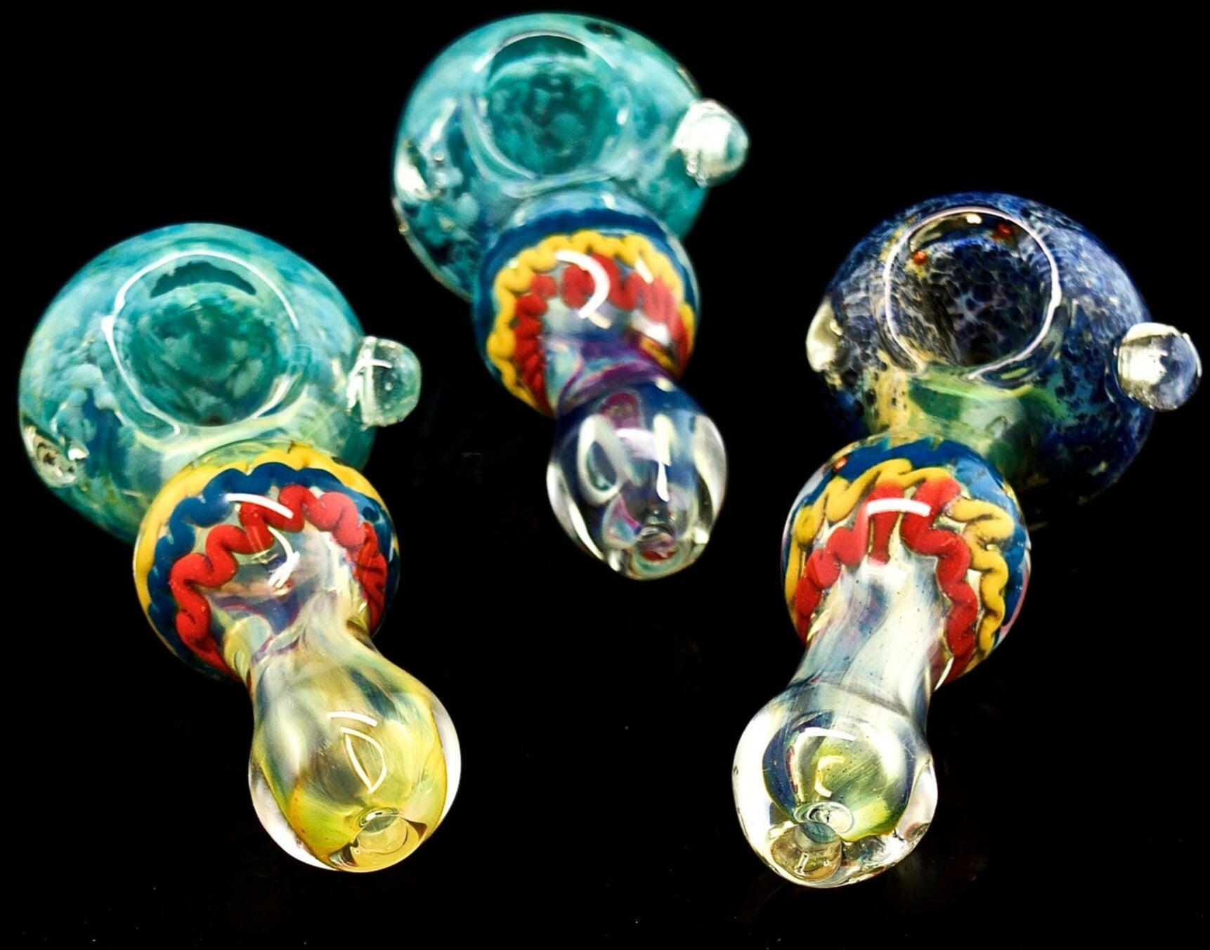 4" Glass Spoon Pipe | Hand Pipe  -4074