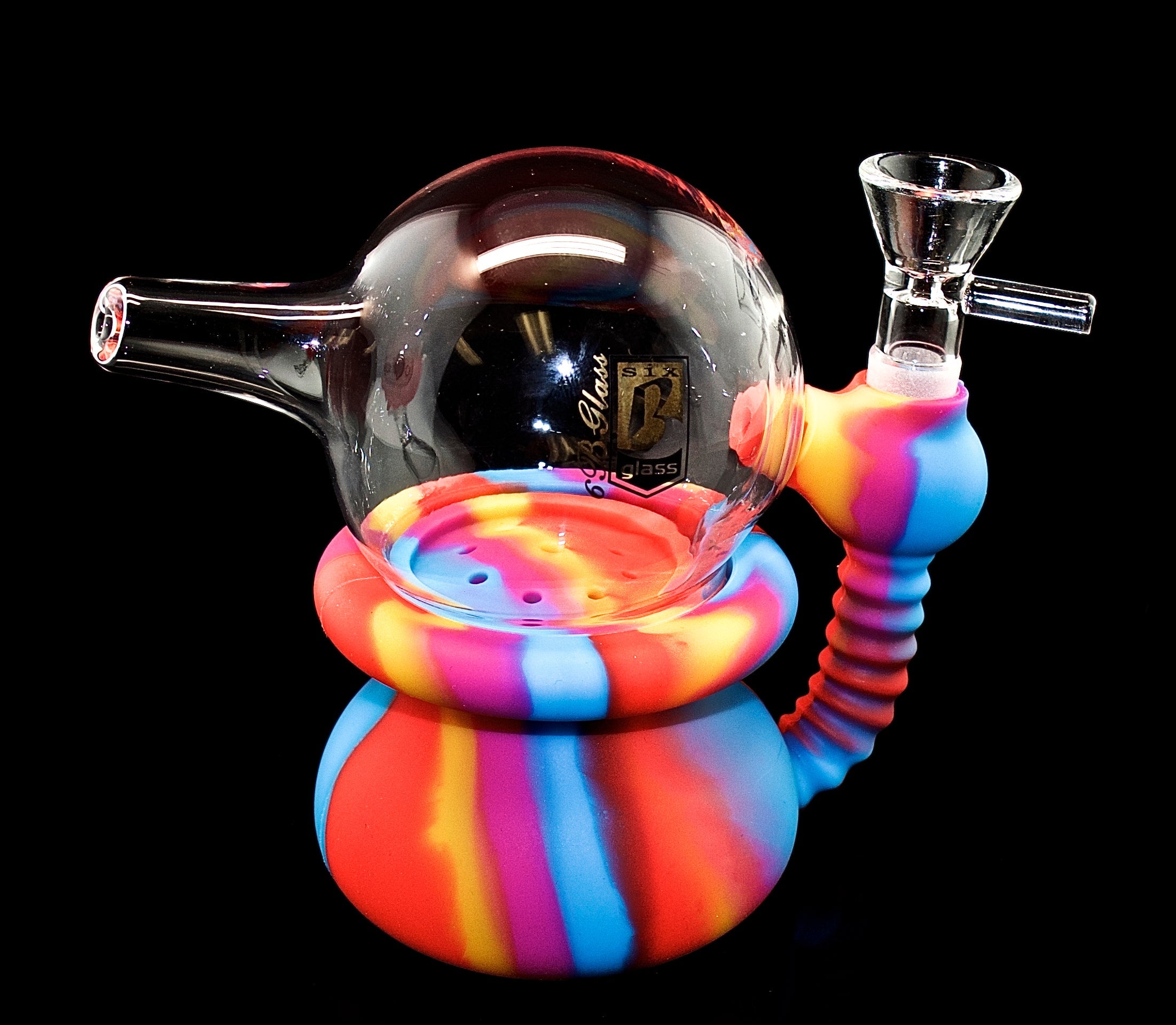 6B GLASS - Silicone Fancy Water Pipe -SRS912