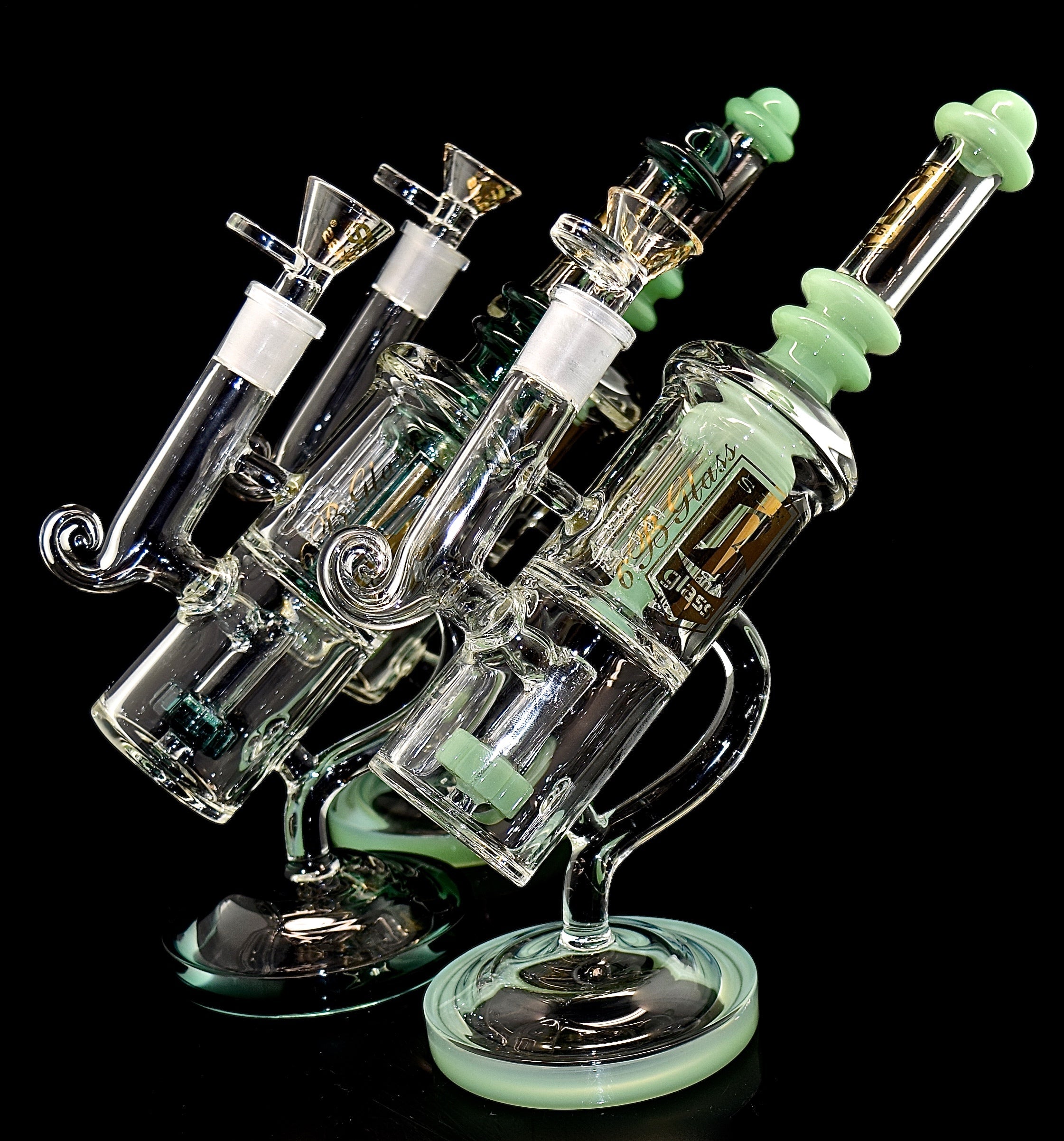 GUN STYLE SMOKING GLASS WATER PIPE -2022B26