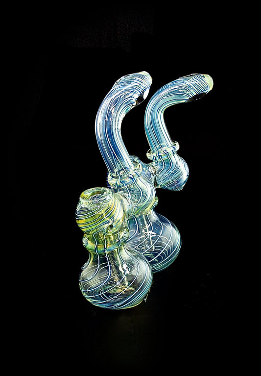 Crystal Glass Smoking Bubbler | Bubbler | Sherlock Bubbler-499