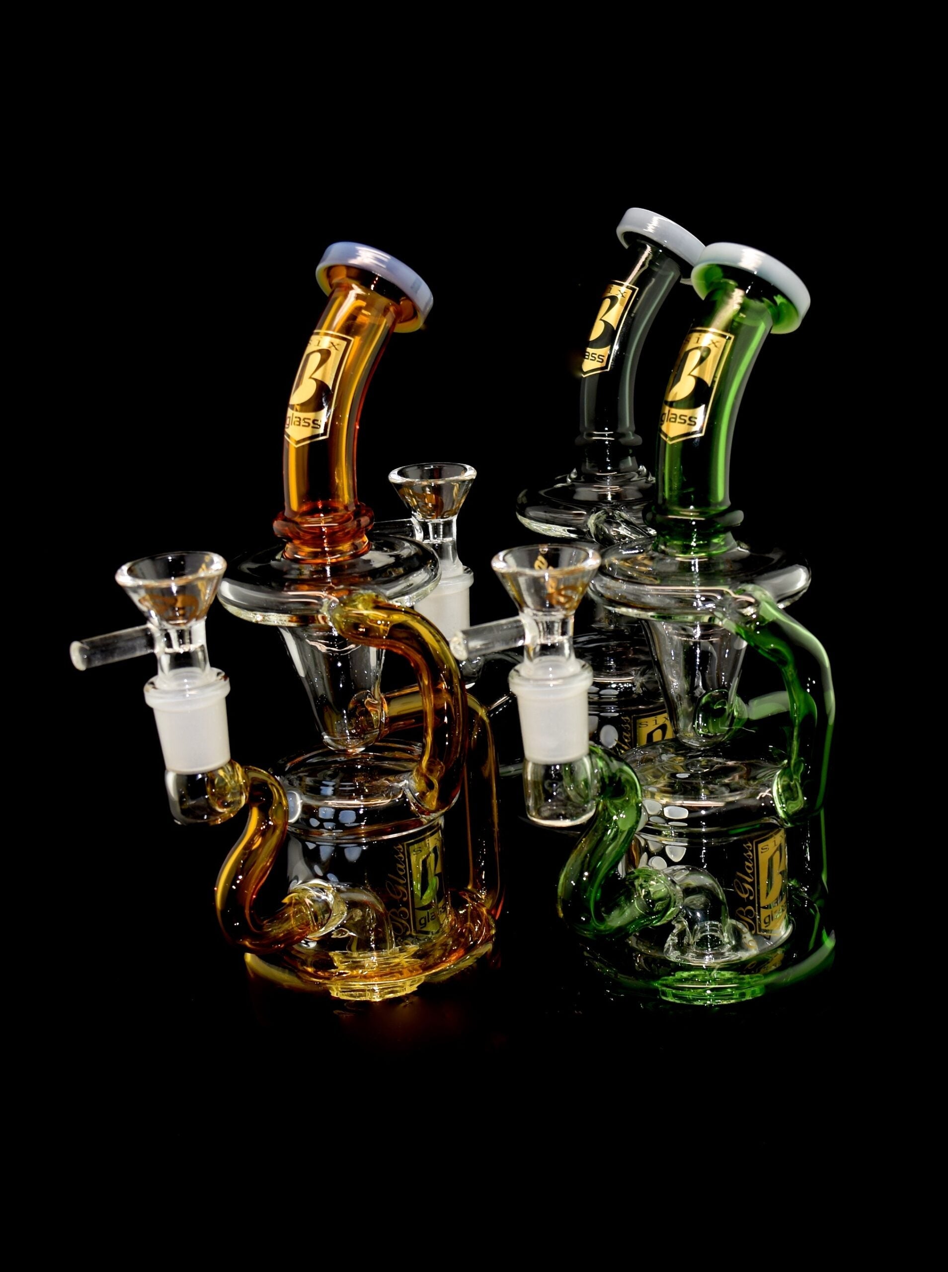 6B Glass recycler bong water pipe | Wholesale Glass Pipe