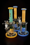 6B Glass – Water pipe-Colorful with Pine Apple perc