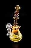 8 inches changing color glass water bong-275