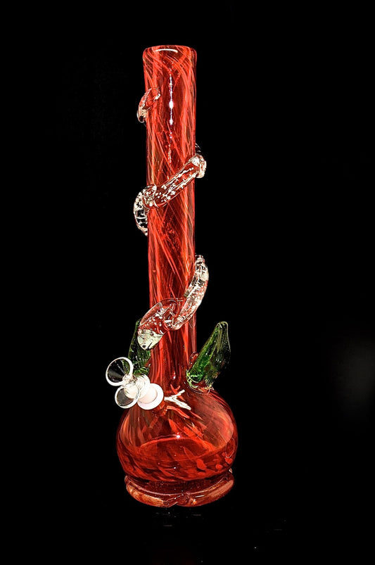 Noble Glass Rainbow Cane American Soft Glass Water Pipe -1123