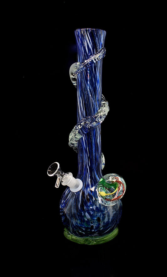 Soft Glass Water Pipe - Three Tone (12") –1366