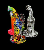 Silicone Mini Beaker Bent Neck Water Pipe