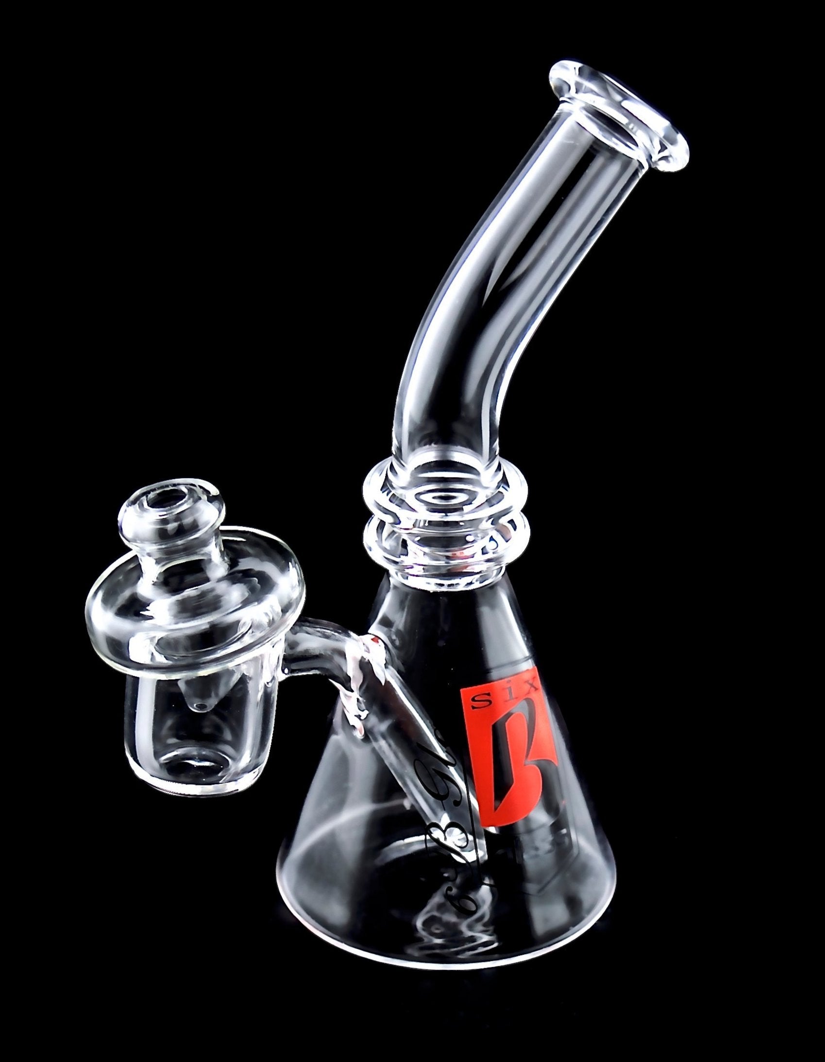 MINI QUARTZ BANGER WITH CAP WATER PIPE