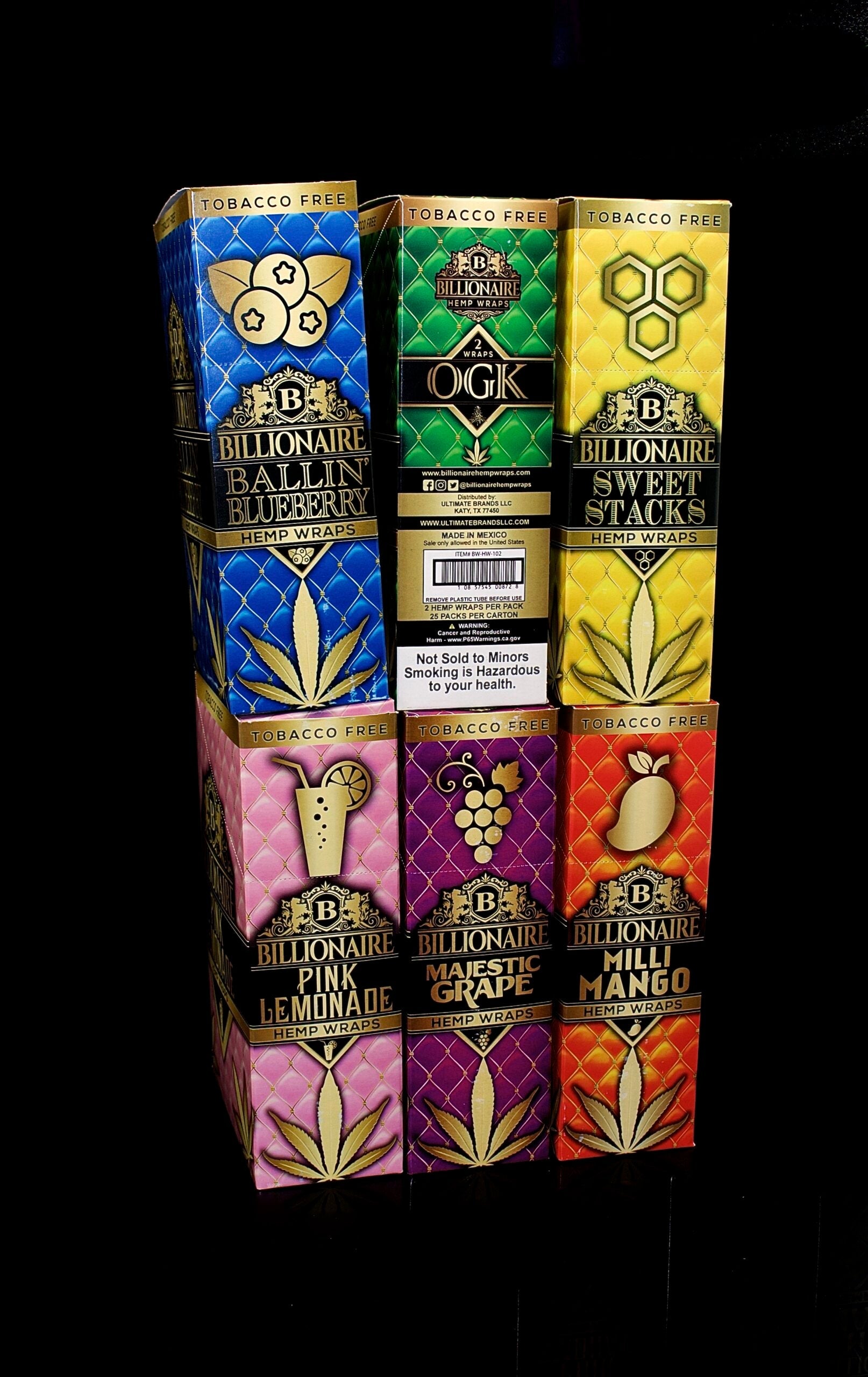 Billionaire Hemp Wraps - Sweet Stacks