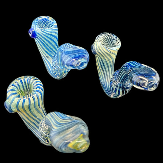 SHERLOCK SMOKING GLASS PIPE- 4012