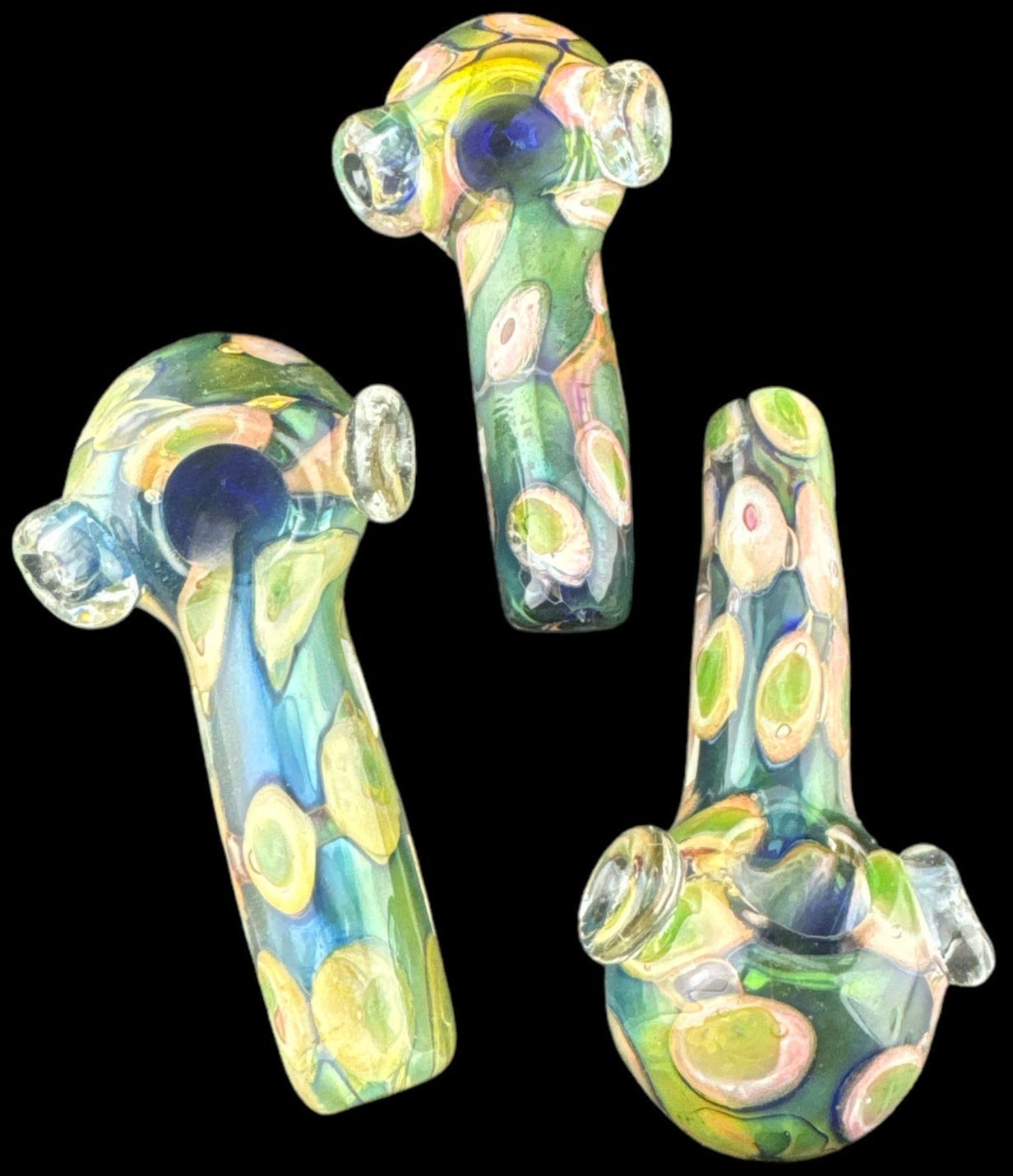 Glass Pipes 4.5 inches  3D Effect Brick Colors  -4118