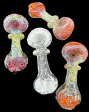 3" Diamond Cut Frit Smoking Glass Pipe -4125