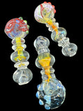 4" Fumed Transparent to Color Hand Pipe  - 4144