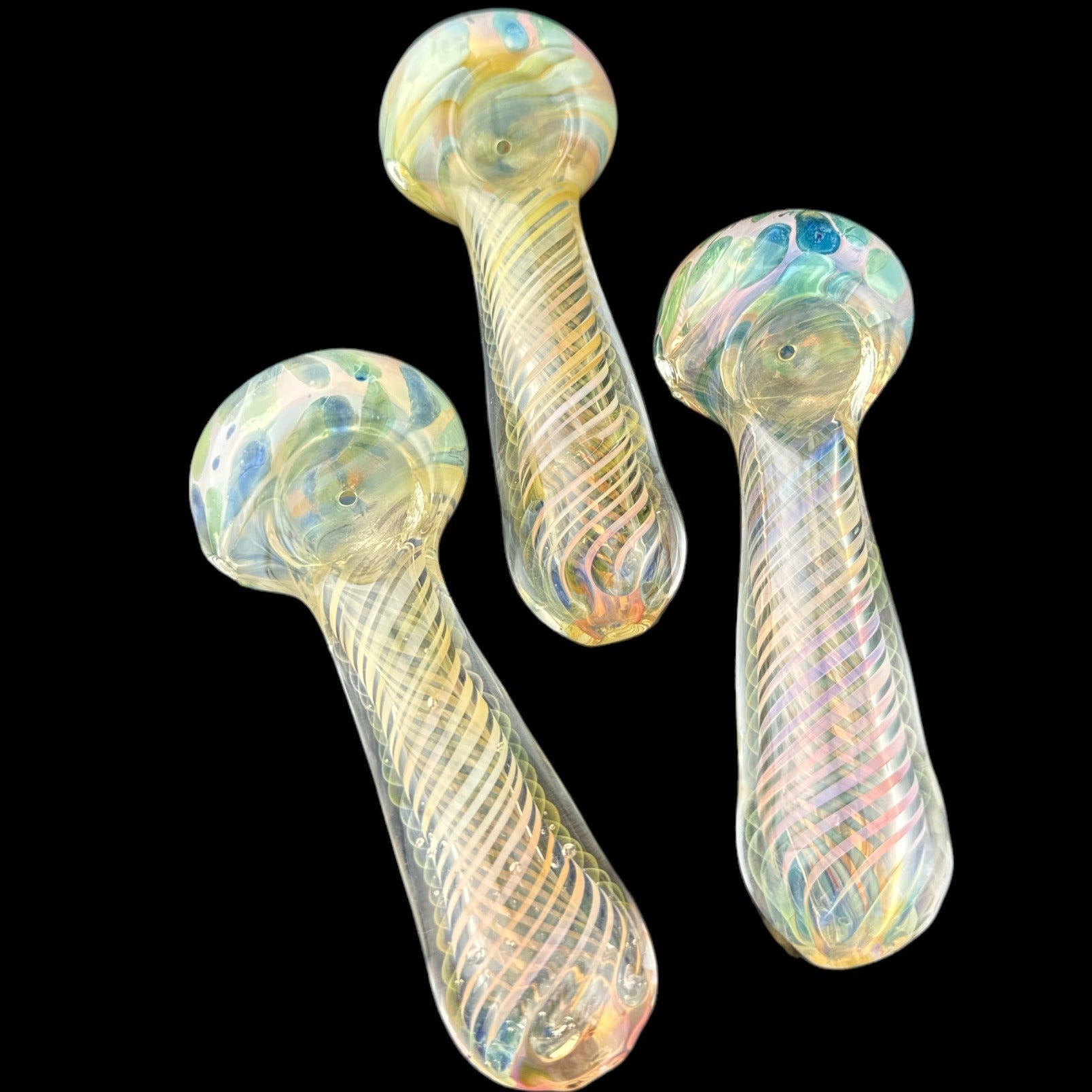 FUMED COLOR CHANGING GLASS PIPE| WHOLESALE SMOKING ACCESSORIES -4163