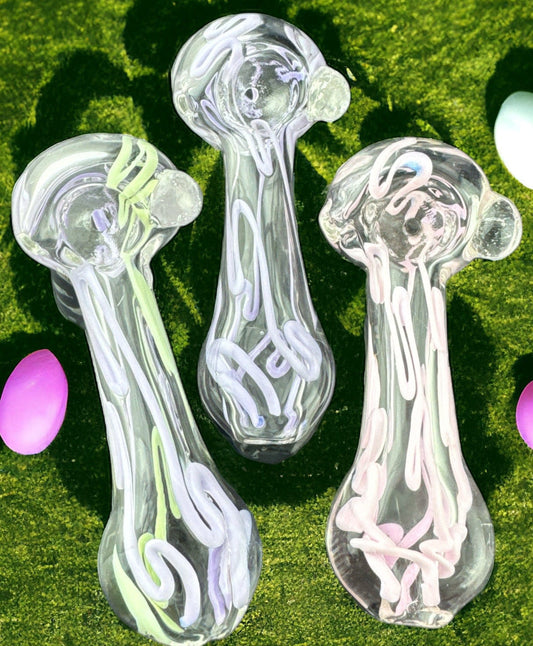 Colorful cheap Smoking Glass Pipe -4168