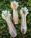 5" Multicolor Glass Pipe - 4180