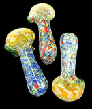 USA PIPES RAINBOW SPIRALS GLASS SMOKING PIPE -4193