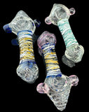 Colorful fancy cheap but best quality smoking glass pipe -4195