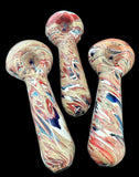 5" Melted Colors Hand Pipe  - 4196