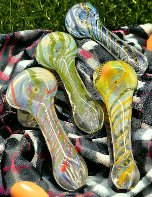 3" Smoking Glass Pipe  -4198