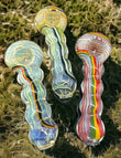 4" Rasta Style Smoking Glass Pipe -4207