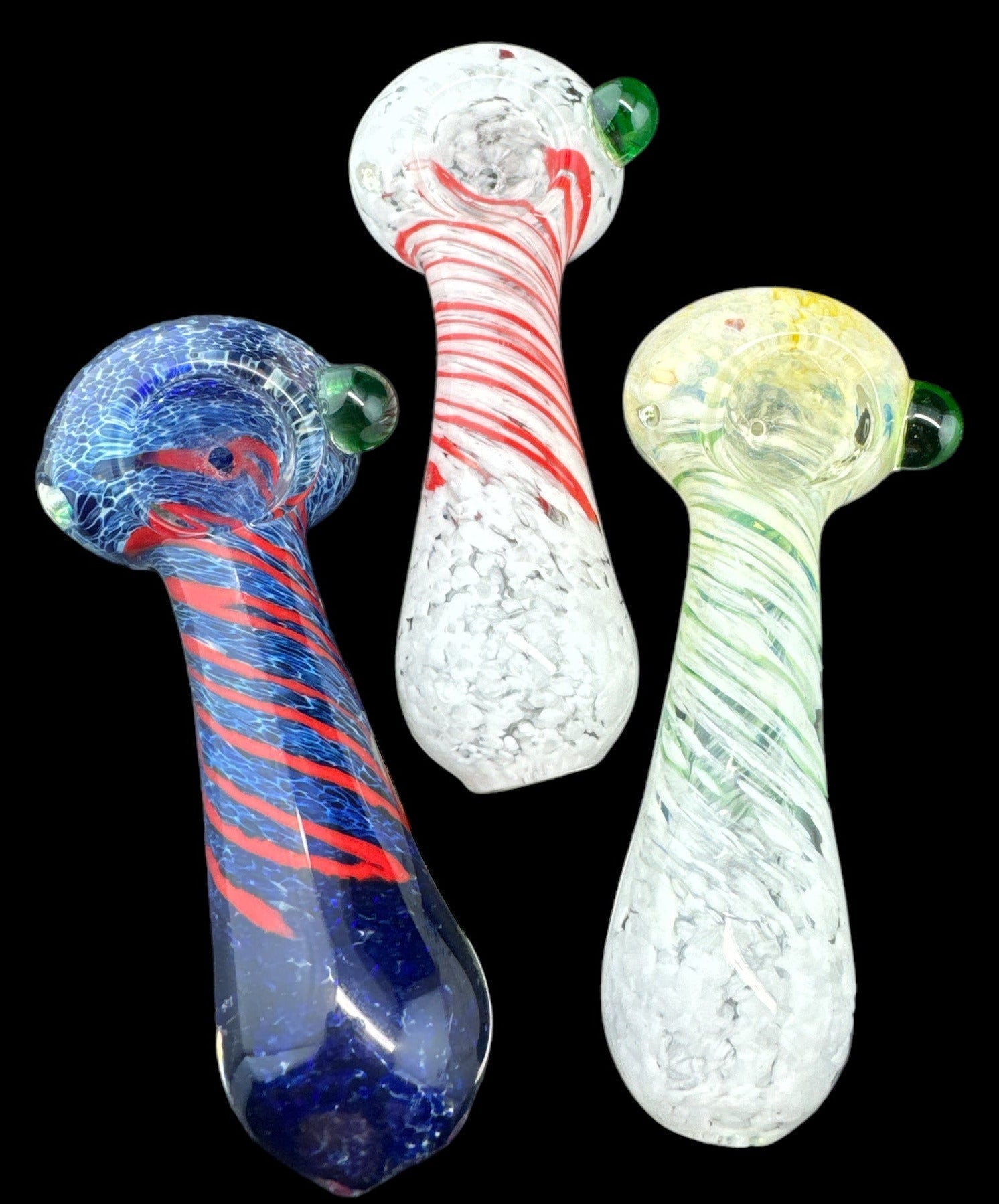 Heavy Colorful Fancy Cheap Best Quality smoking Glass Pipe- 4208