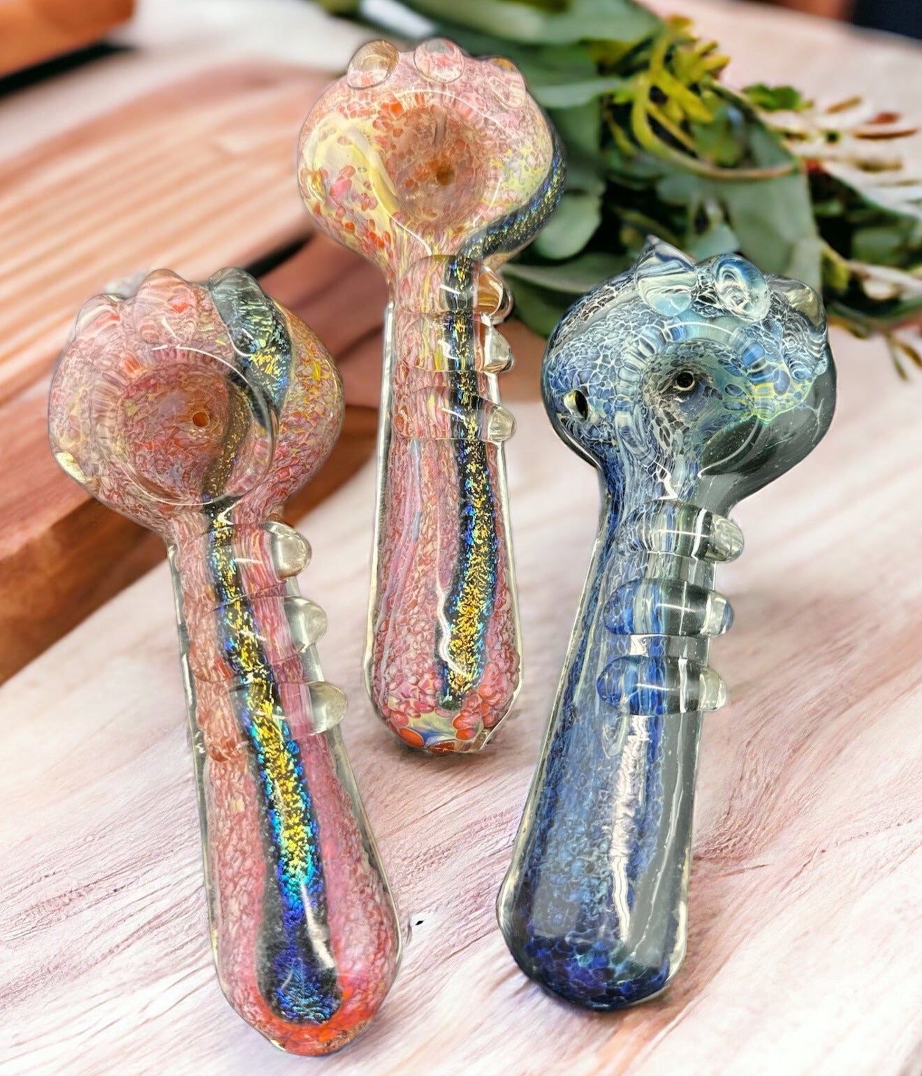 Heavy Dichroic Glass Pipe -4136/smoking pipe