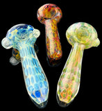 Glass Smoking Pipe Fumed Heavy Thick Glass Pipe Bowl Tobacco Smoking :-4224