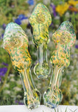 5" SMOKING COLORFUL GLASS PIPE - 4244