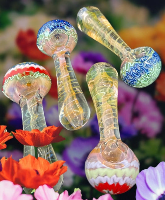 2025 NEW SMOKING HAND GLASS PIPE BEST & CHEAP PRICE -4245