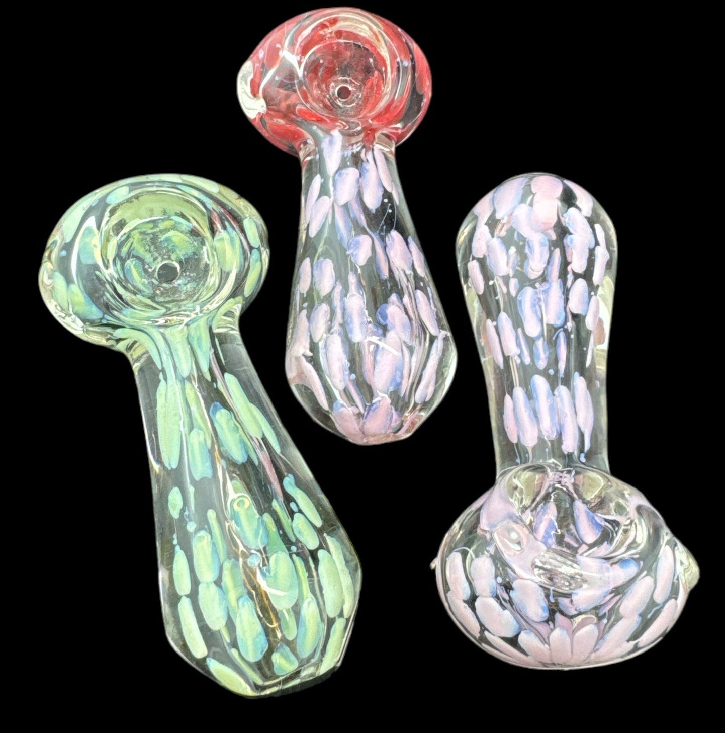 Luminous Shining Star Glass Smoking Pipe  -4247