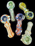 3.5 Beautiful Colors Mix Style Smoking Glass Pipe -4252