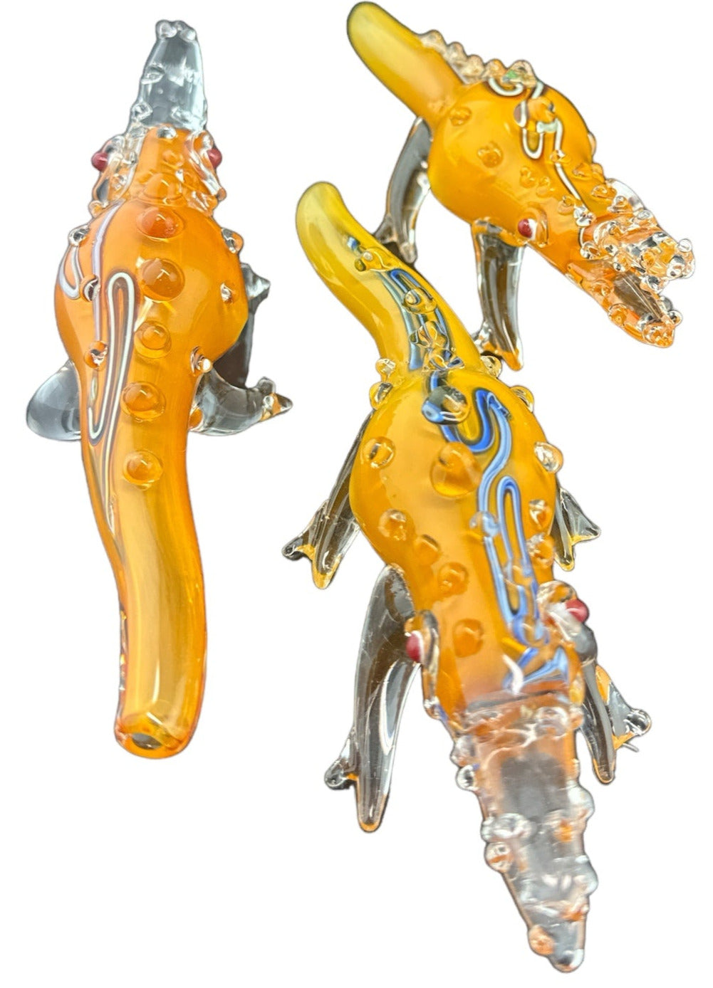 Crocodile Smoking Glass Pipe -4254